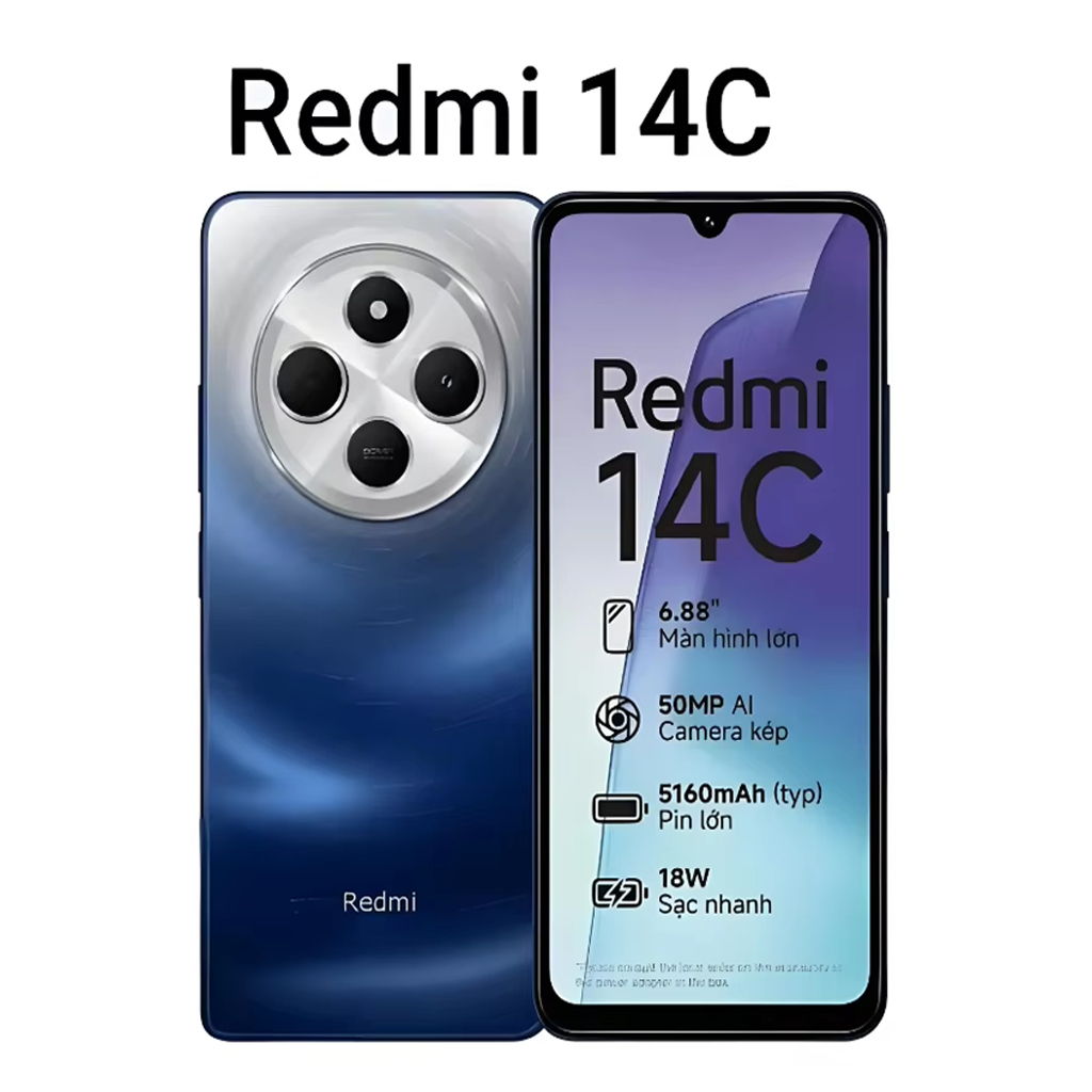 Redmi 14C 8GB RAM 256GB ROM 5160mAh Battery 4G